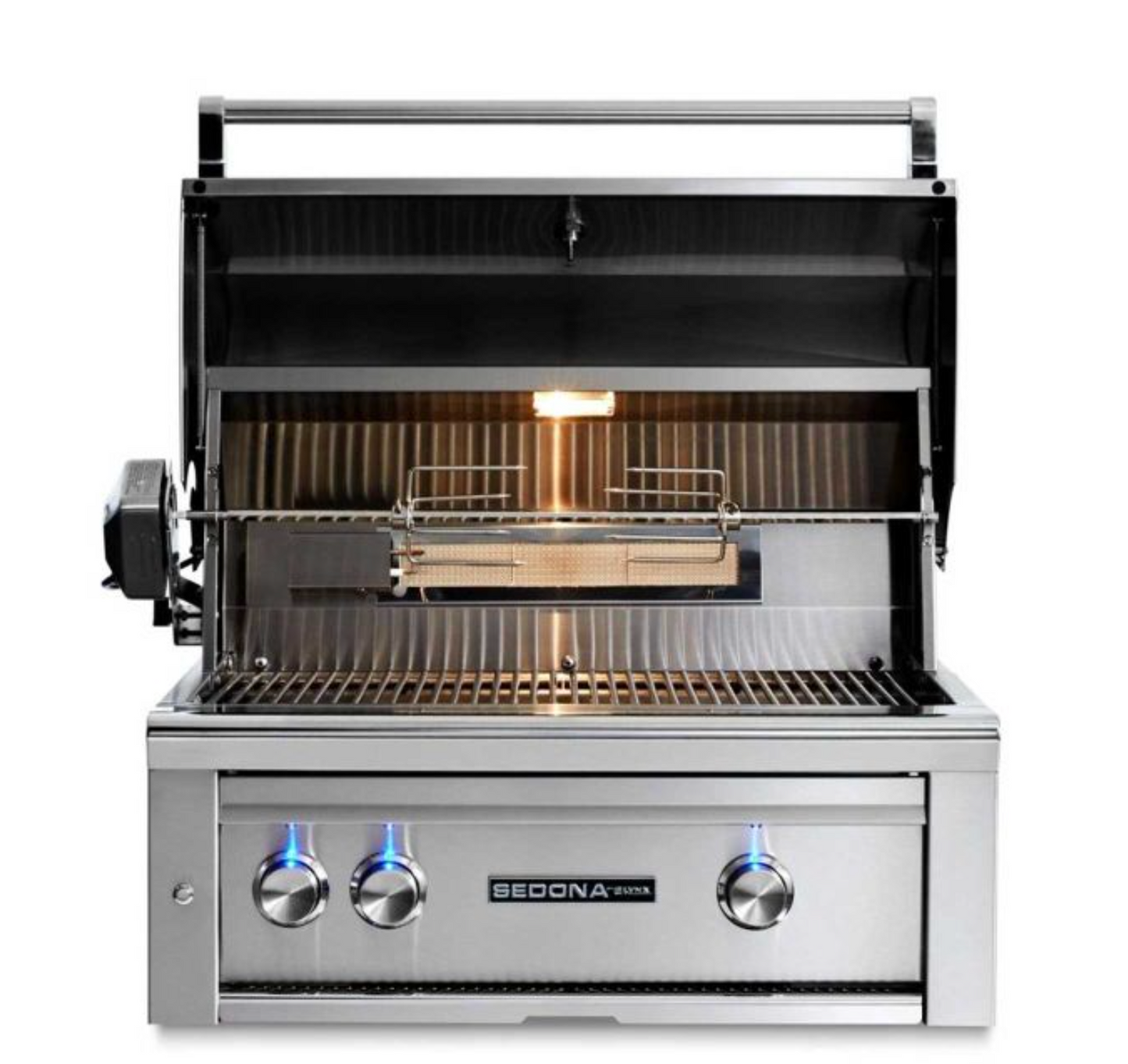 Sedona 30" Built in Sedona Grill with Rotisserie - 1 ProSear/1 SS Tube Burner LP