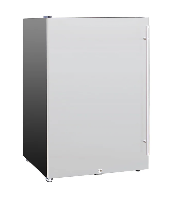 Summerset 22" 4.1c Deluxe Outdoor Approved Fridge w/ Upgraded SS Door & Handle - Right to Left Opening