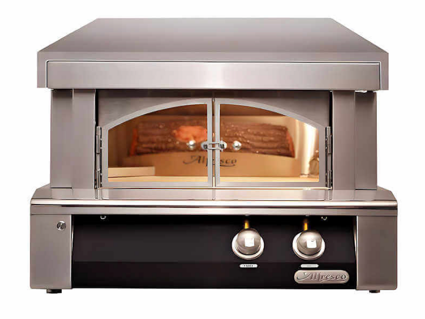 Alfresco 30" Pizza Oven For Countertop Mounting - Jet Black-Matte