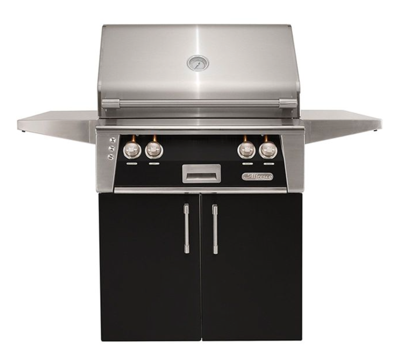Alfresco 30" Standard Cart - Jet Black-Gloss