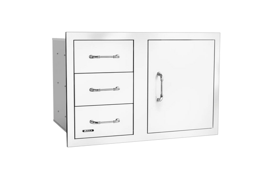 Bull 30" 3 Drawer Door Combo W/Reveal