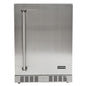 Coyote 24" Built-in Outdoor Refrigerator; Hinge on Right Side