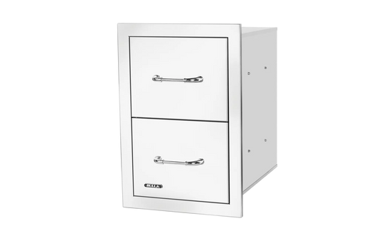 Bull Stainless Steel Double Drawer w/ Reveal (Replaces SKU 56985)