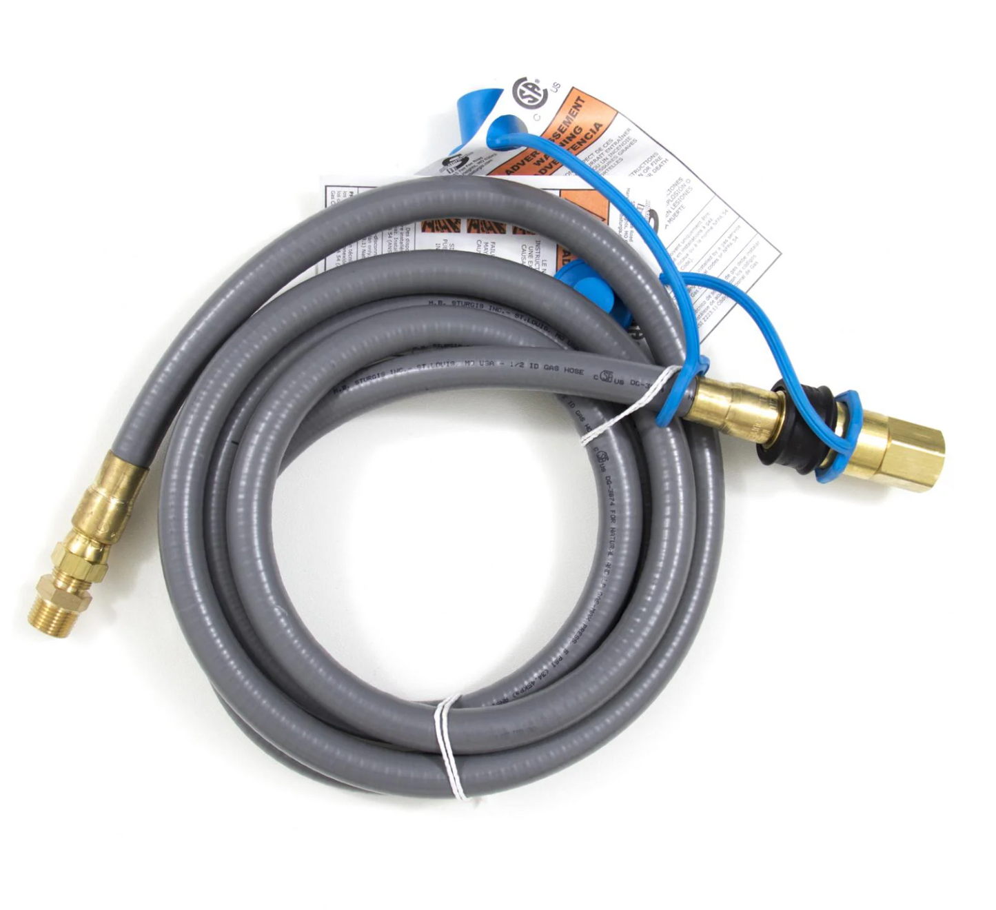 Blaze Natural Gas hose, 10 feet w/quick disconnect