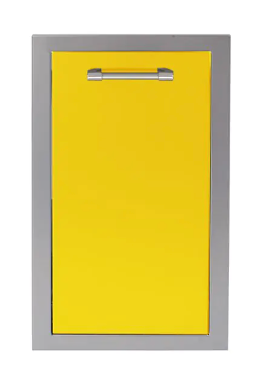 Alfresco 15" Trash Center Drawer - Traffic Yellow-Gloss