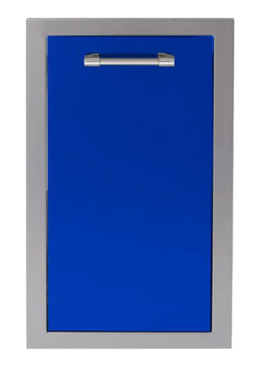 Alfresco 15" Trash Center Drawer - Ultramarine Blue-Gloss