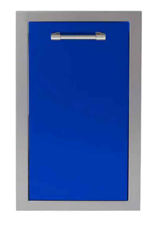 Alfresco 15" Trash Center Drawer - Ultramarine Blue-Gloss