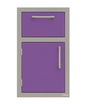 Alfresco 17" One Drawer w/ Door Open Left - Blue Lilac-Gloss