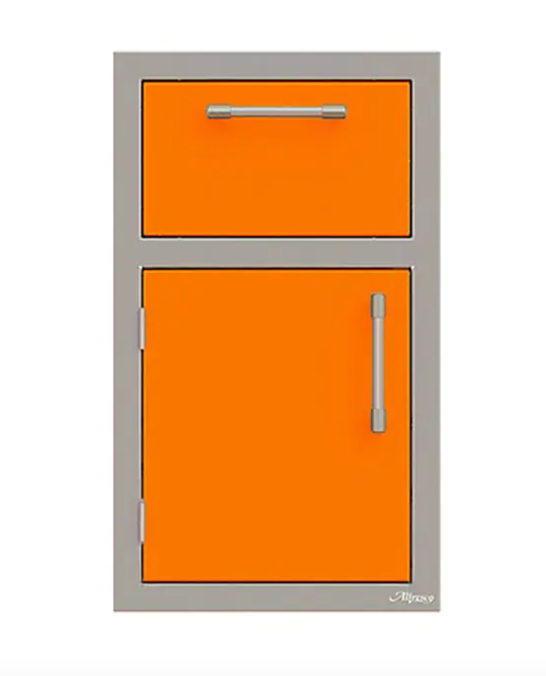 Alfresco 17" One Drawer w/ Door Open Left - Luminous Orange-Gloss