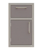 Alfresco 17" One Drawer w/ Door Open Right - Signal Grey-Gloss