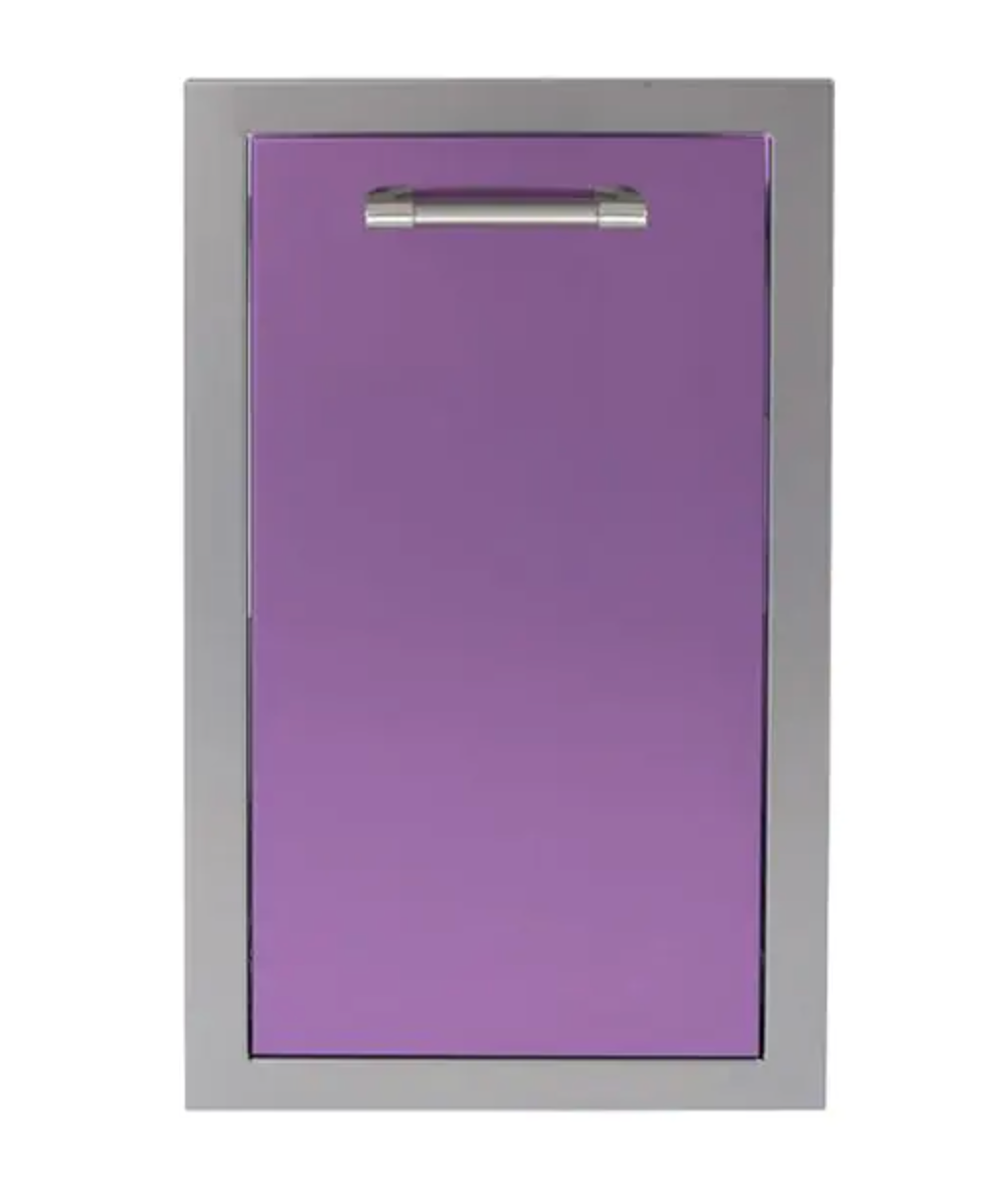 Alfresco 15" Trash Center Drawer - Blue Lilac-Gloss