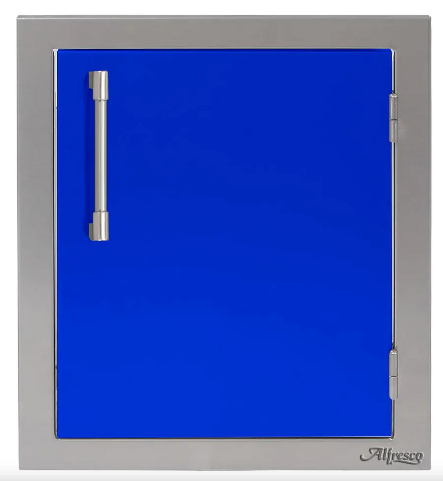 Alfresco 17" Single Access Left Door - Ultramarine Blue-Gloss