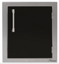 Alfresco 17" Single Access Right Door - Jet Black-Gloss