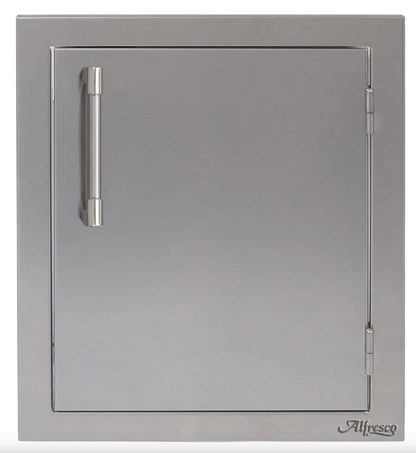 Alfresco 17" Single Access Left Door - Signal Grey-Gloss