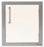 Alfresco 17" Single Access Left Door - Signal White-Gloss