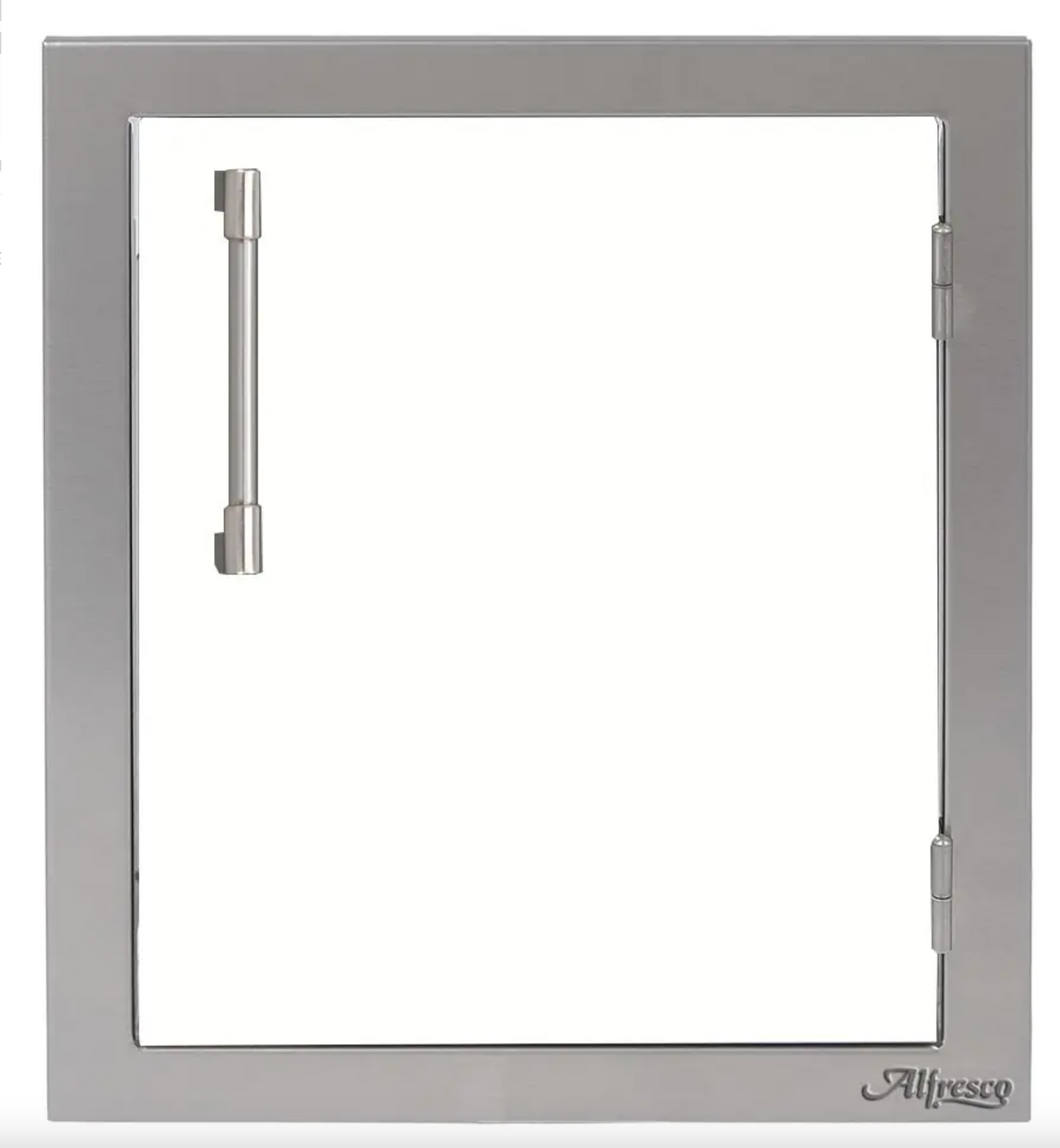 Alfresco 17" Single Access Left Door - Signal White-Matte