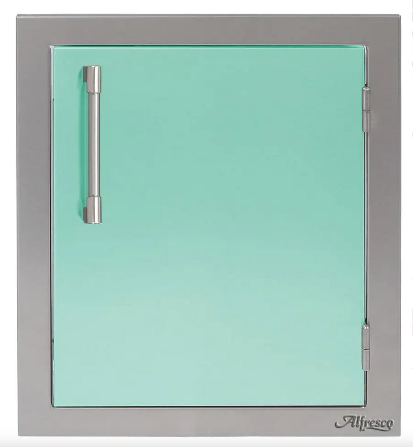 Alfresco 17" Single Access Right Door - Light Green-Gloss