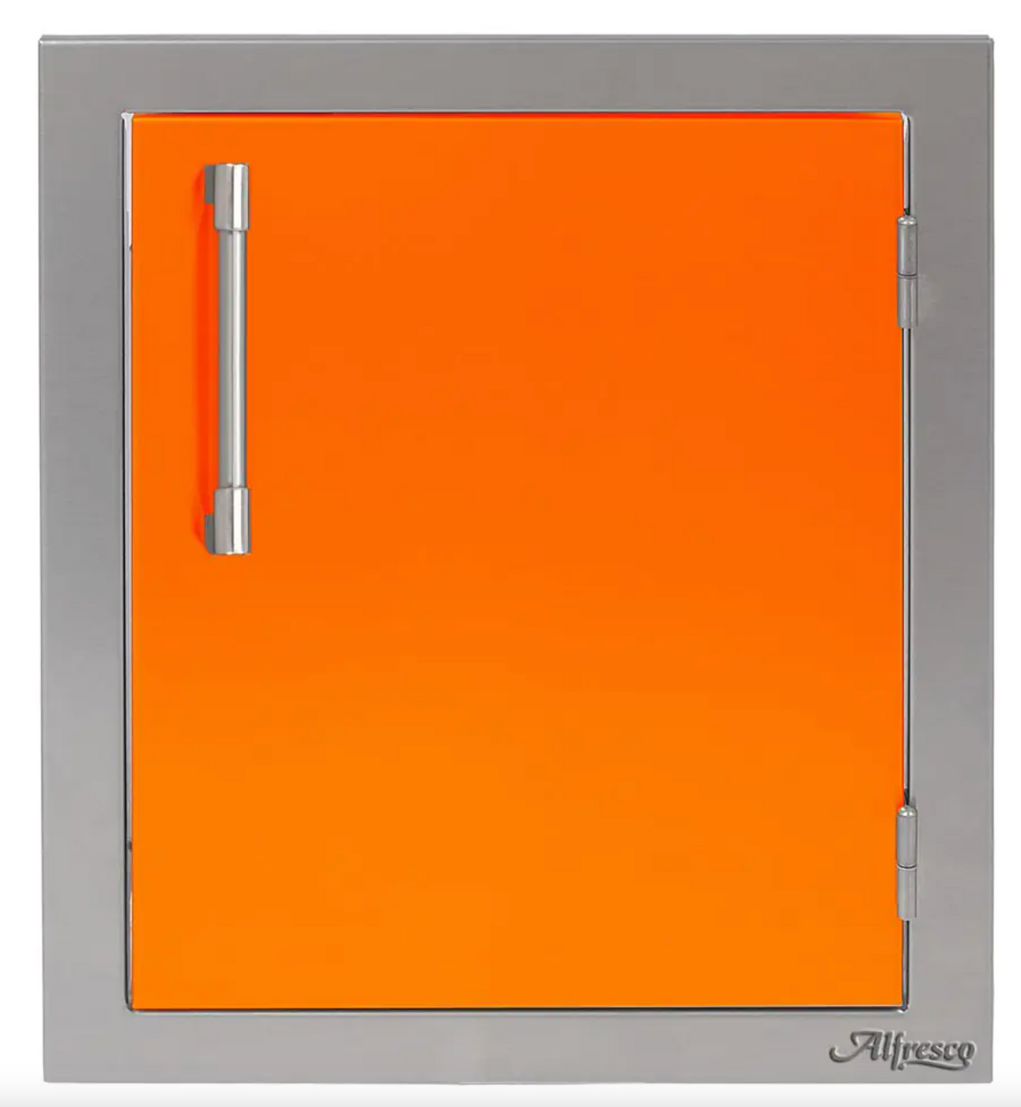 Alfresco 17" Single Access Right Door - Luminous Orange-Gloss