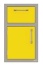 Alfresco 17" Towel Holder w/ Door Open Left - Traffic Yellow-Gloss