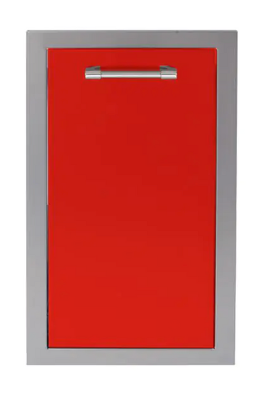 Alfresco 20" Dual Trash Center / Recycling Drawer (deep) - Carmine Red-Gloss