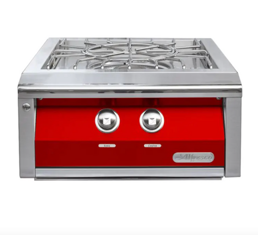 Alfresco 24" Versa Power Cooker - Carmine Red-Gloss