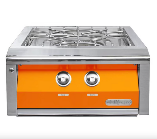 Alfresco 24" Versa Power Cooker - Luminous Orange-Gloss