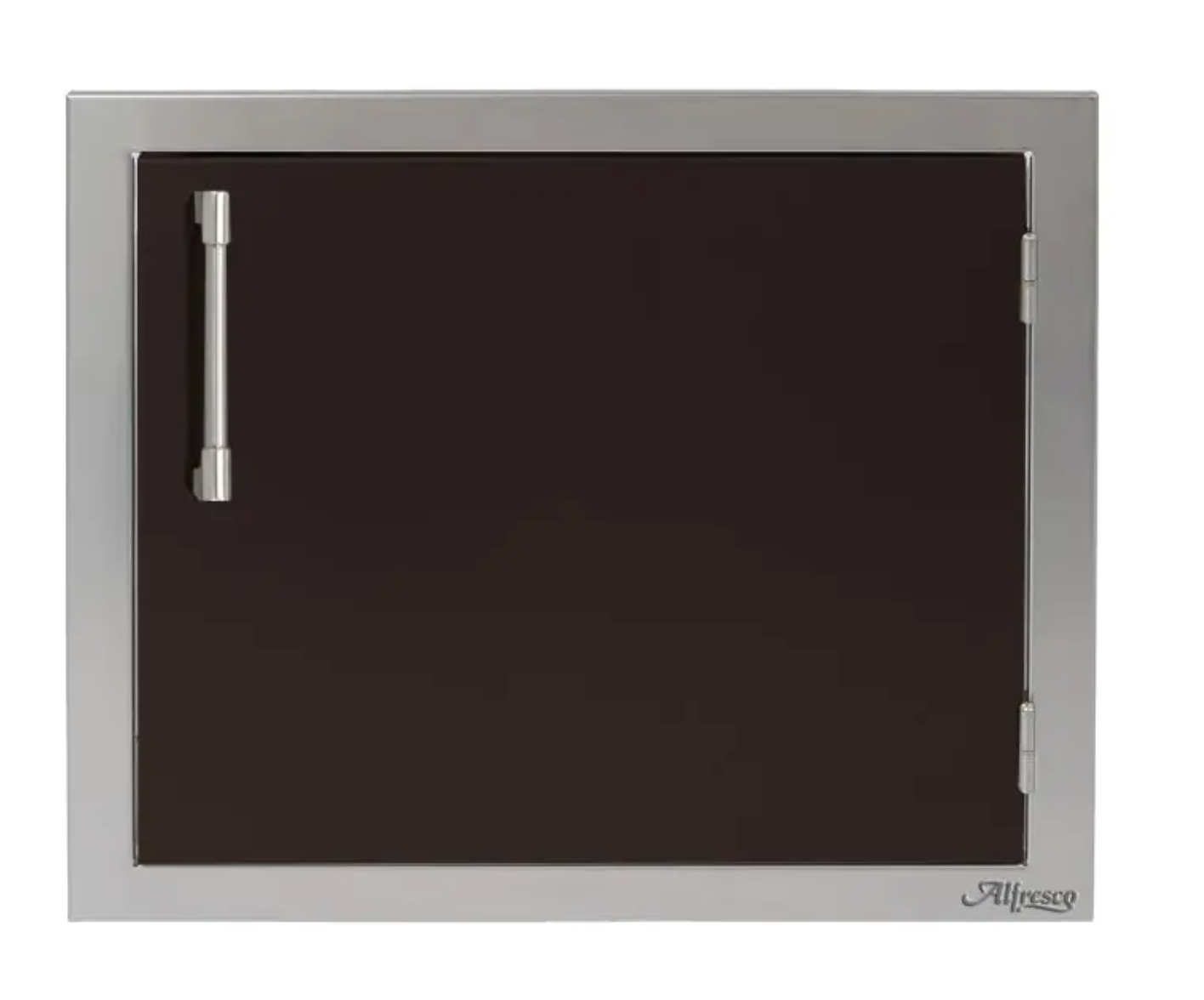 Alfresco 23" Single Access Right Door - Jet Black-Matte