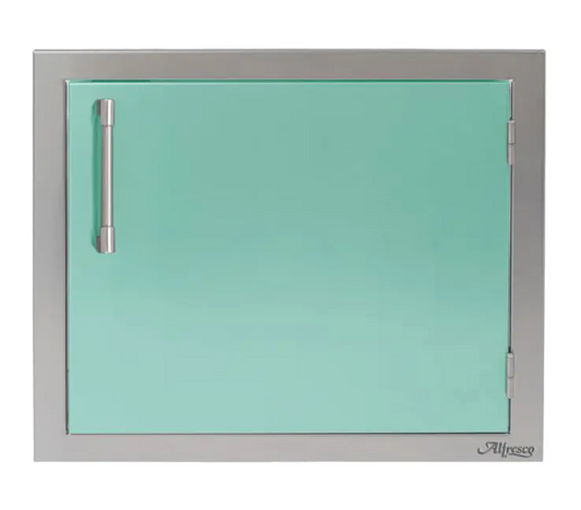 Alfresco 23" Single Access Left Door - Light Green-Gloss