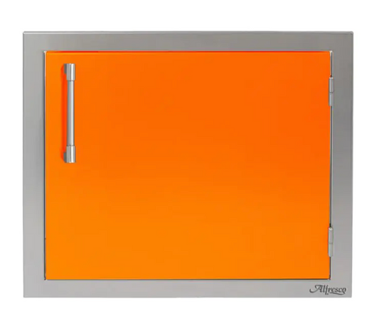 Alfresco 23" Single Access Right Door - Luminous Orange-Gloss