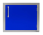 Alfresco 23" Single Access Right Door - Ultramarine Blue-Gloss