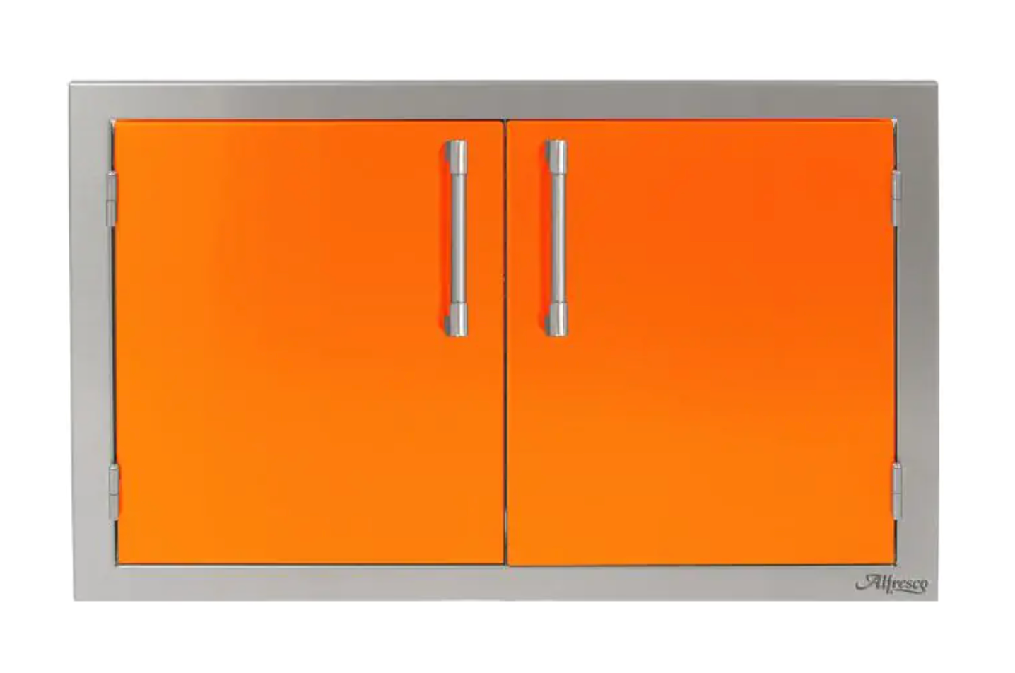 Alfresco 30" Double Access Door - Luminous Orange-Gloss