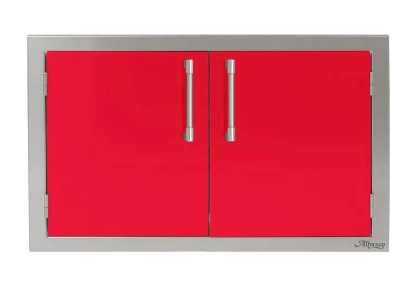 Alfresco 30" Double Access Door - Raspberry Red-Gloss