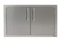 Alfresco 30" Double Access Door - Signal Grey-Gloss