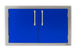 Alfresco 30" Double Access Door - Ultramarine Blue-Gloss