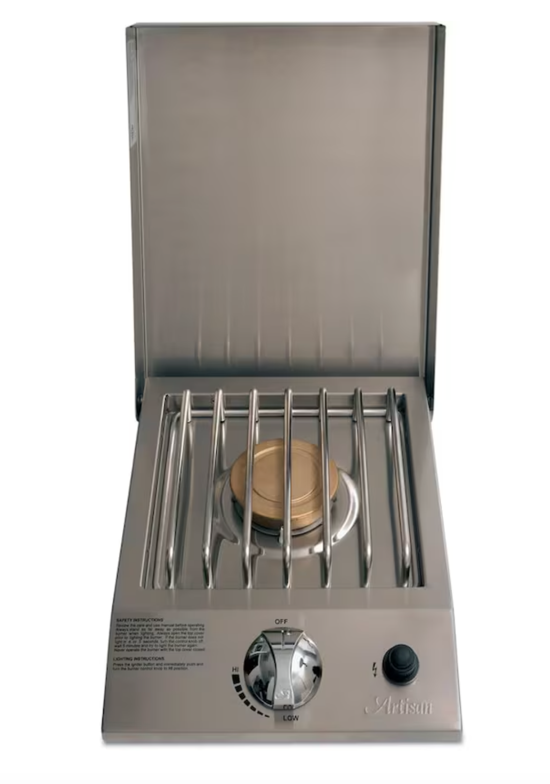 Artisan DROP-IN Single Side Burner for countertops - NG