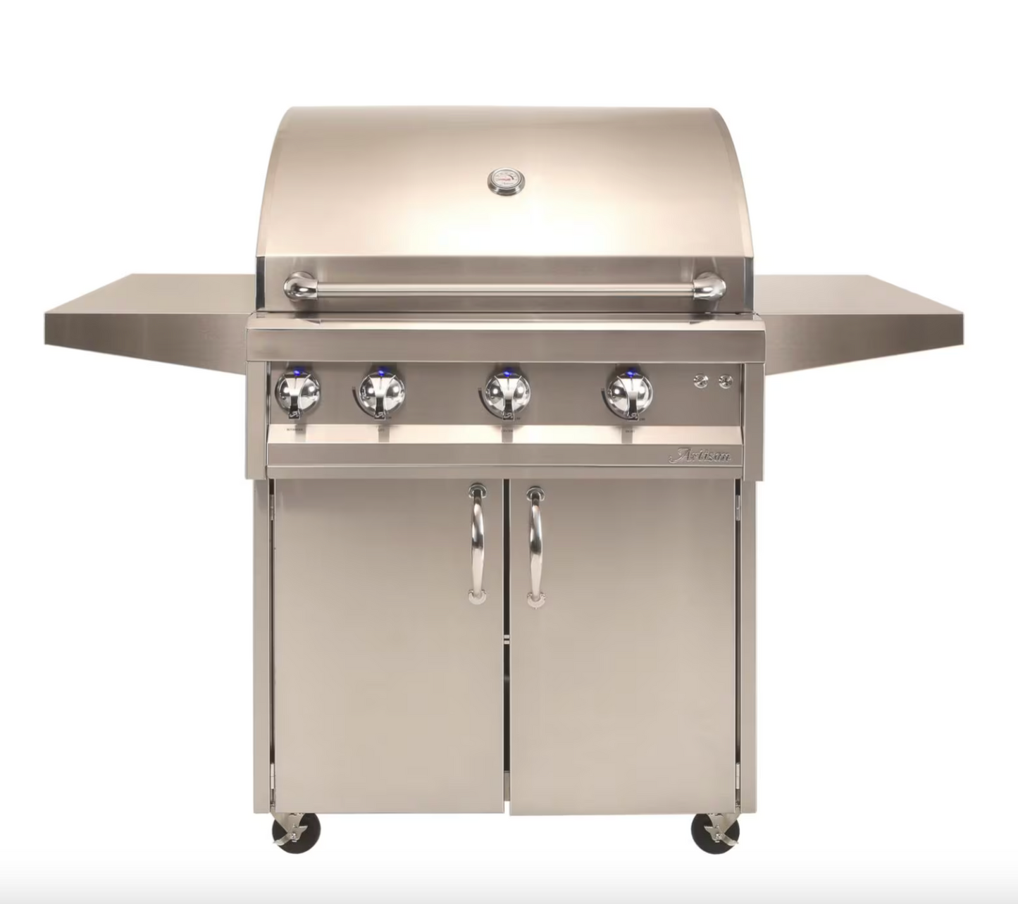 Artisan 32" 3 Burner with Rotisserie & Light + Cart - LP