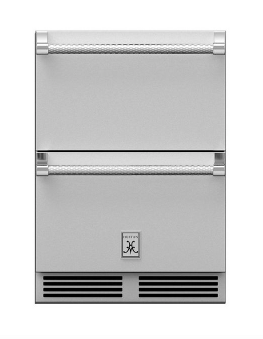 Hestan 24" Refrigerator Drawers, with Lock