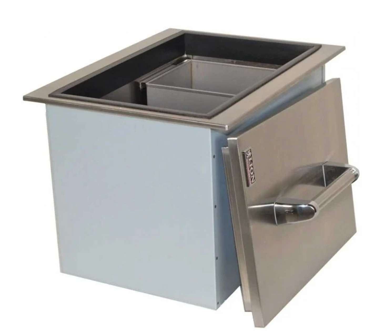 Lion Stainless Steel Ice Chest 21 3/8" x 16 7/8"