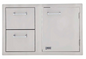 Lion 33in double drawer w/ door