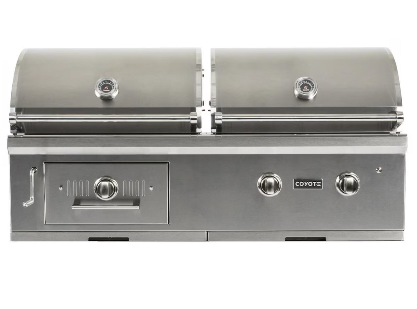 Coyote 50" Hybrid Gas & Charcoal Grill; LP Gas