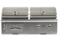 Coyote 50" Hybrid Gas & Charcoal Grill; Natural Gas