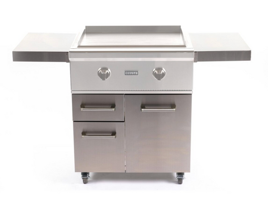 Coyote 30" Flat Top Grill Cart