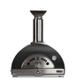 Coyote 30" Hybrid Multi-Fuel Pizza Oven, Ceramic Cooking Bricks, Temps up to 1,000 Degrees - Matte Black, Natural Gas