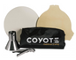 Coyote Asado Accessory Bundle includes Pizza Stone, Heat Deflector, Chicken Throne, Grid Grippers & Cover