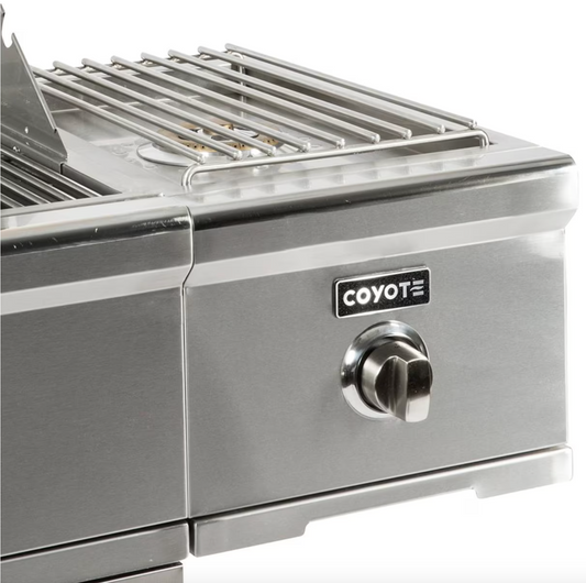 Coyote C Series Single Side Burner for Carts; LP Gas