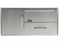 Coyote Combo Warming  Drawer plus Single Pullout Drawer