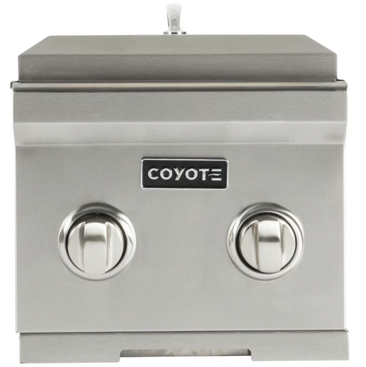 Coyote Double Side Burner; LP Gas