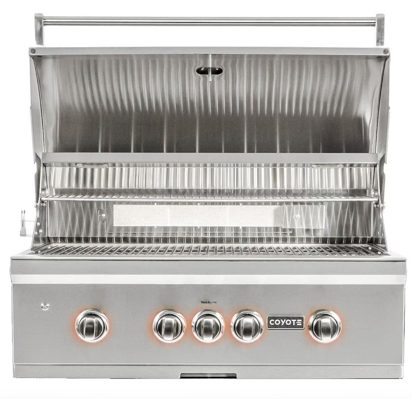 Coyote S Series 36" Grill; LED Lights; Infinity Burners; Ceramic Heat Grids, LP Gas