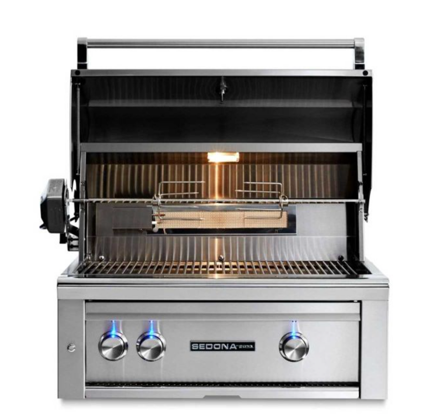 Sedona  30" Built in Sedona Grill with Rotisserie - 1 ProSear/1 SS Tube Burner NG