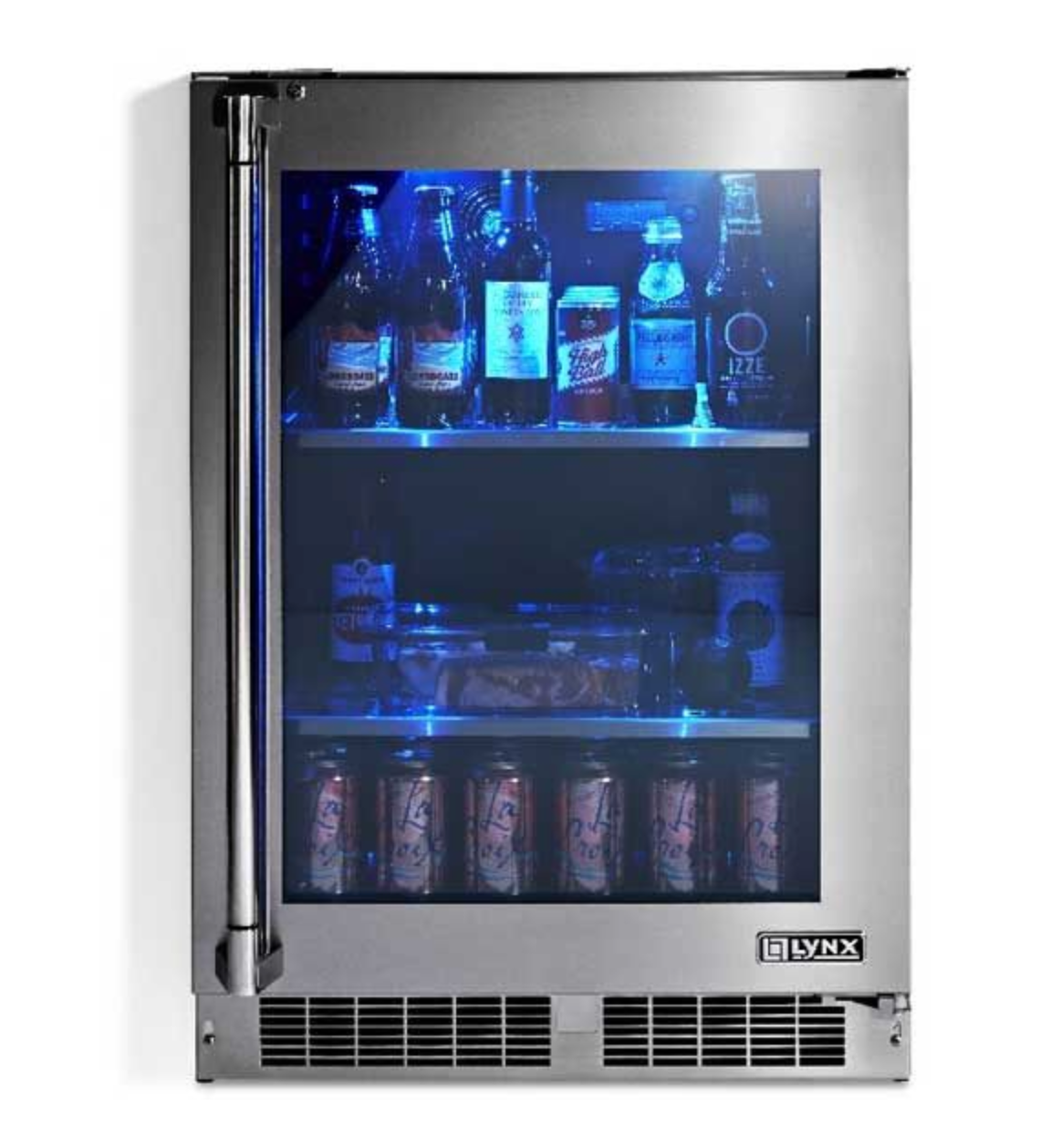 Lynx 24" Outdoor Glass Door Refrigerator, Right Hinge